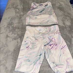 Champion Print Tank and Shorts Set